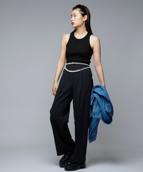 「Narcissus」 パンツ FREE レッド レディース_画像3