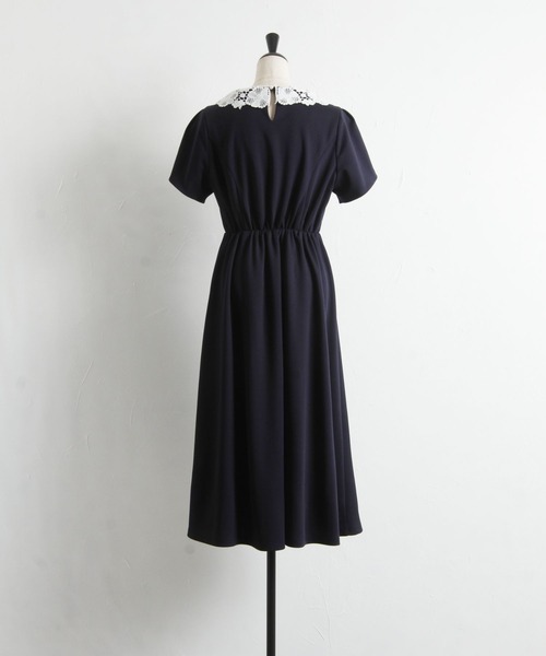 「tocco closet」 半袖ワンピース M ブラック レディース_画像5
