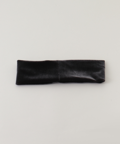「heyep/ヘイップ」 Velour Logo HairBandの画像