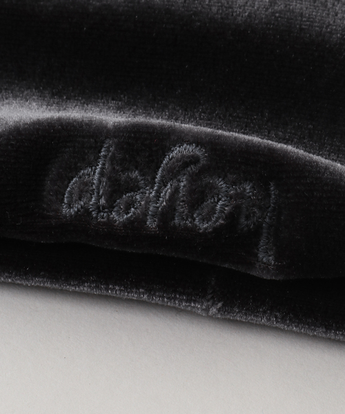 「heyep/ヘイップ」 Velour Logo HairBandの画像
