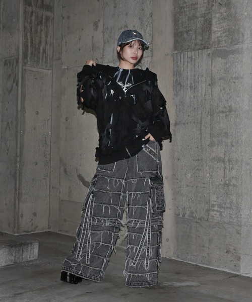 REFLEM（レフレム） デニムパンツ FREE ブラック レディース