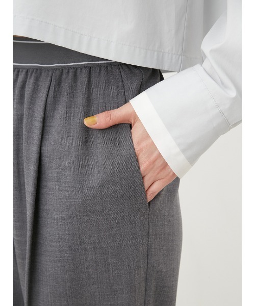 「Mila Owen」 イージーパンツ 0 ベージュ レディース_画像6