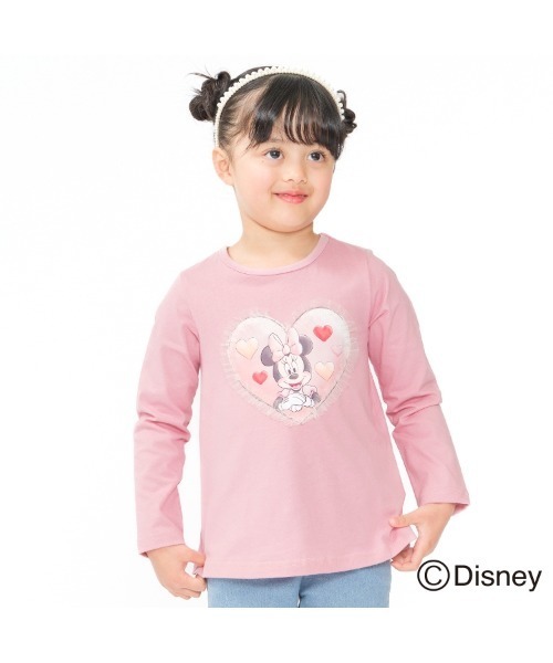 Crescent tシャツ ミニーマウス/長袖Tシャツ キッズ 子供服 女の子 