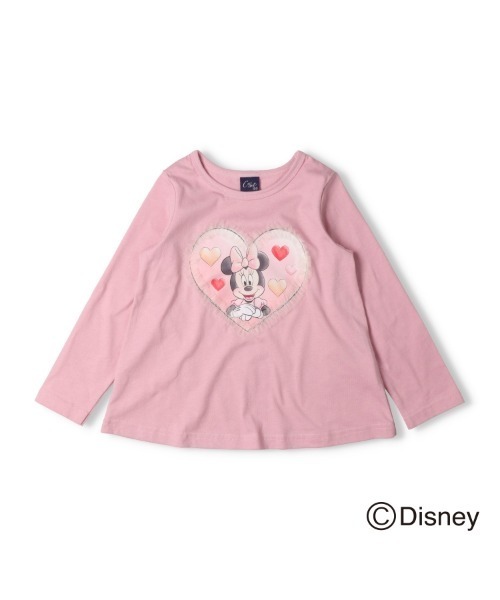 Crescent tシャツ ミニーマウス/長袖Tシャツ キッズ 子供服 女の子