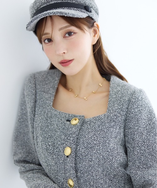 「EIMY ISTOIRE」 ノーカラージャケット M ブラック レディース
