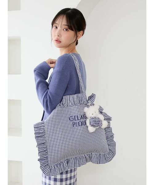 gelato pique（ジェラートピケ） トートバッグ ピローモチーフトート