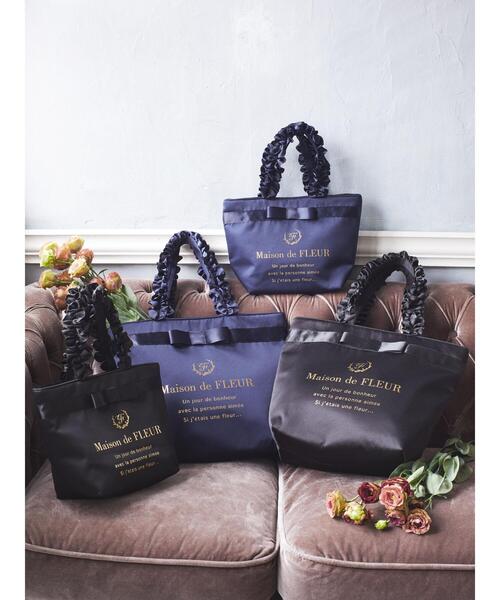 「Maison de FLEUR」 トートバッグ FREE ブラック レディース_画像3