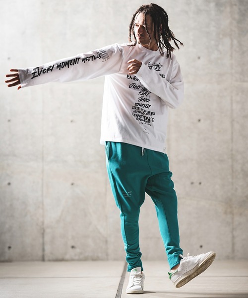 「GLIMCLAP」 イージーパンツ S ロイヤルブルー メンズ_画像9