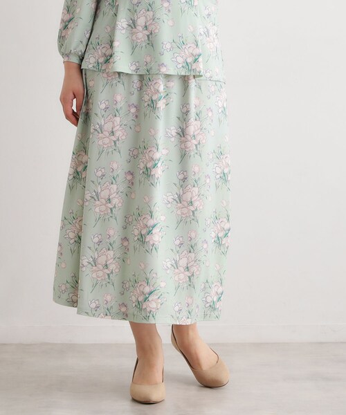 LAURA ASHLEY（ローラアシュレイ） スカート 「ウエストゴム仕様