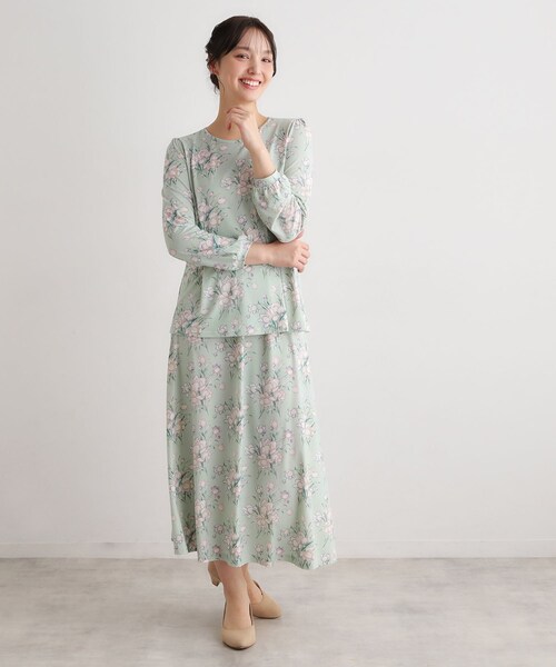 LAURA ASHLEY（ローラアシュレイ） スカート 「ウエストゴム仕様