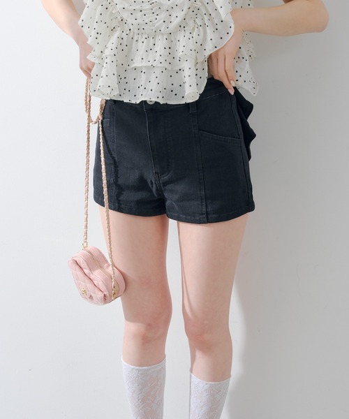 continuer de NICE CLAUP ジーンズ デニム デニムパンツ 後リボン