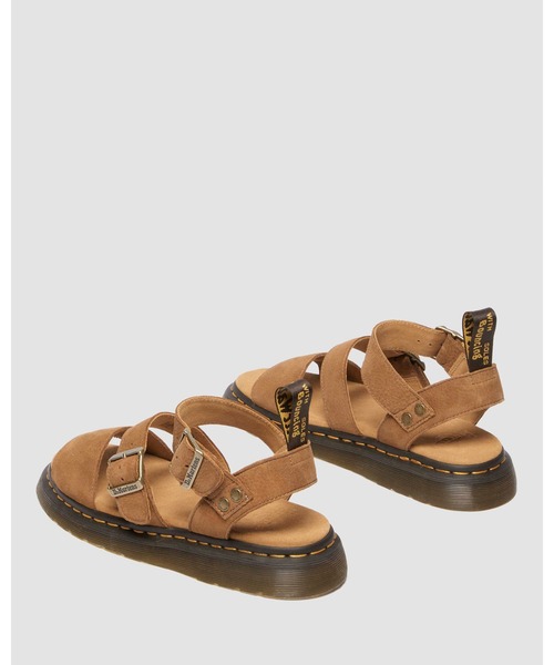 「Dr. Martens」 シューズ - ブラウン メンズの画像
