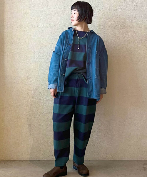 「JOURNAL STANDARD LUXE」 7分袖カットソー FREE グリーン レディースの画像
