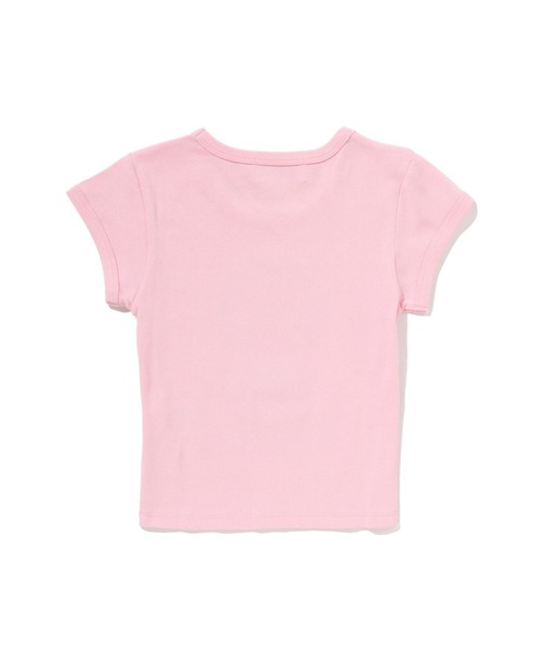 トップス A BATHING APE CRYSTAL STONE CROPPED TEE A BATHING APE（アベイシングエイプ） tシャツ BABY MILO CRYSTAL