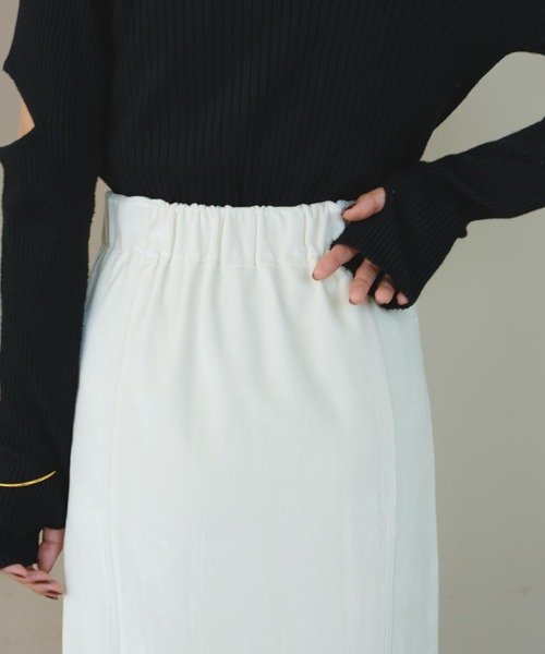 「hinari」 ロングスカート SMALL アイボリー レディース_画像6