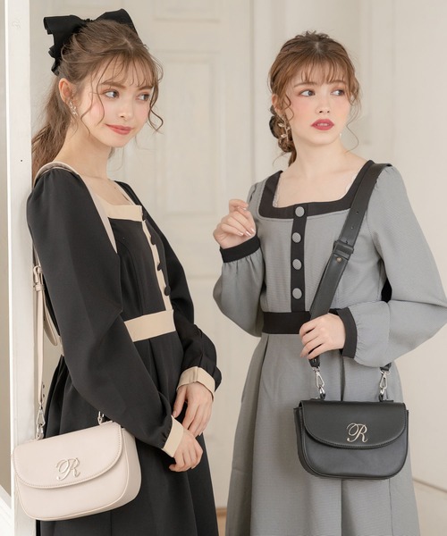 「DearMyLoveRose」 長袖ワンピース MEDIUM ブラック系その他 レディース_画像3