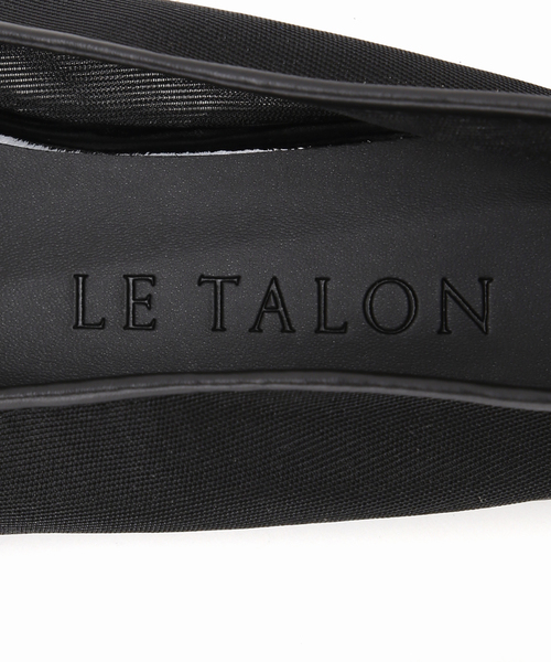 LE TALON（ル タロン） シューズ ラウンドシアーフラット レディース