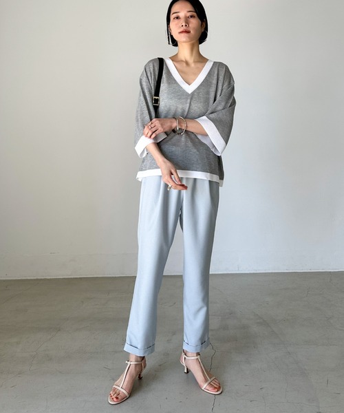 「DOUX ARCHIVES」 パンツ 36 オフホワイト レディース_画像8