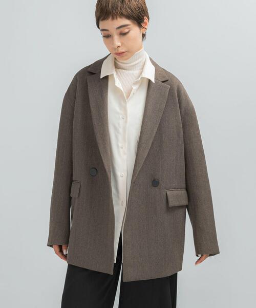 「URBAN RESEARCH ROSSO WOMEN」 「ELENDEEK」テーラードジャケット FREE ブラウン レディースの画像