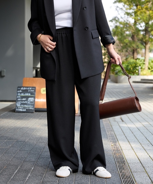 「JOURNAL STANDARD」 イージーパンツ 36 ブラウン レディースの画像