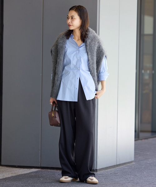 「JOURNAL STANDARD」 イージーパンツ 36 ブラウン レディースの画像