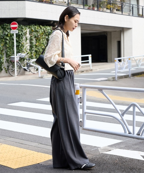 「JOURNAL STANDARD」 イージーパンツ 36 ブラウン レディースの画像