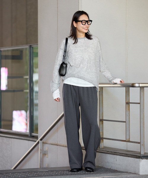 「JOURNAL STANDARD」 イージーパンツ 36 ブラウン レディースの画像