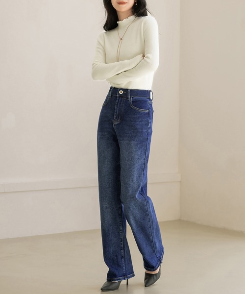 「DAY CLOSET」 デニムパンツ X-LARGE ブルー レディース_画像5