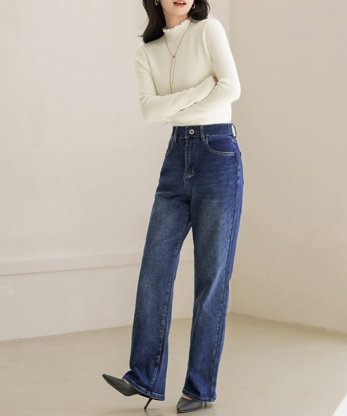 「DAY CLOSET」 デニムパンツ X-LARGE ブルー レディース_画像6