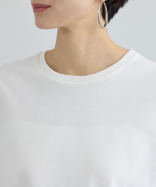 tシャツ アラベスクスカラップレースTシャツ レディースの画像