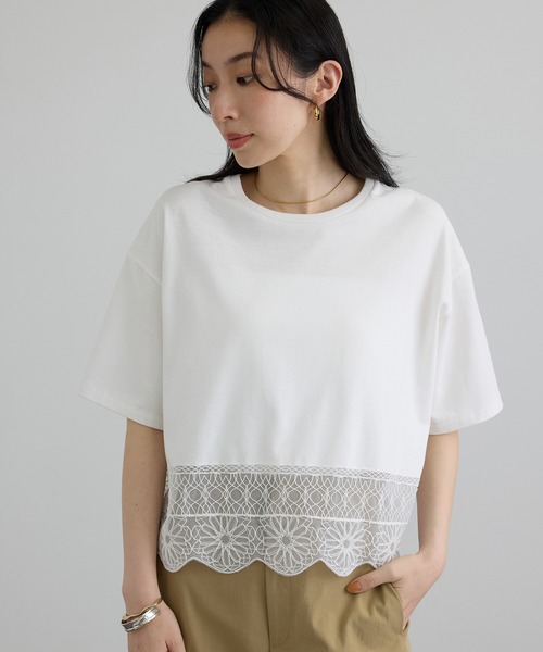 SALON adam et rope'（サロン アダム エ ロペ） tシャツ アラベスク