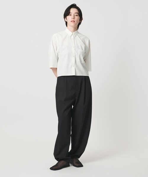 ブラウス シャツ 「MARW UNITED ARROWS」タイプライター 7分袖 シャツ レディースの画像