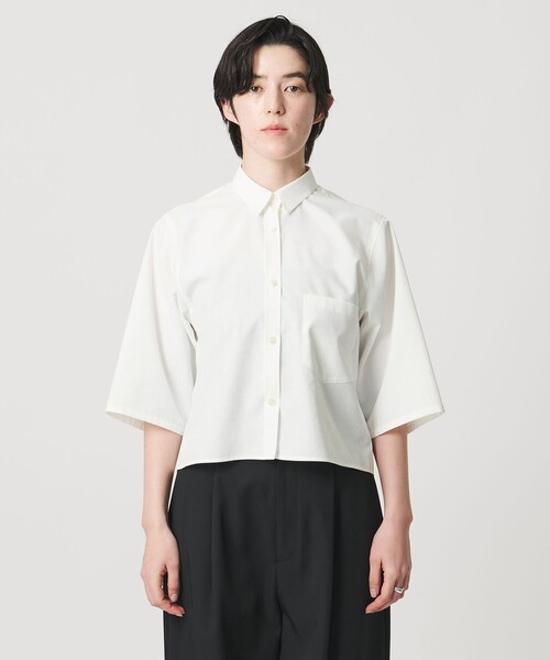 ブラウス シャツ 「MARW UNITED ARROWS」タイプライター 7分袖 シャツ レディースの画像