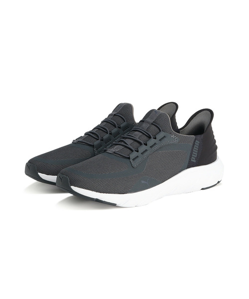 「PUMA」 ローカットスニーカー 25.5cm ブラック メンズ_画像9
