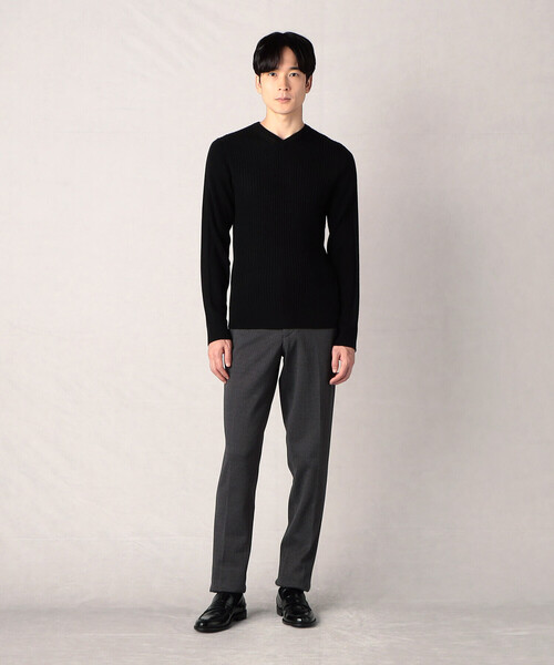 「COMME CA MEN」 スラックス M ネイビー メンズ_画像2