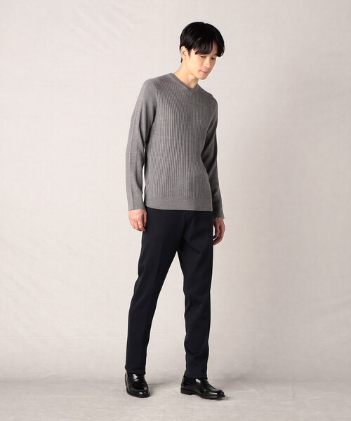 「COMME CA MEN」 スラックス M ネイビー メンズ_画像6