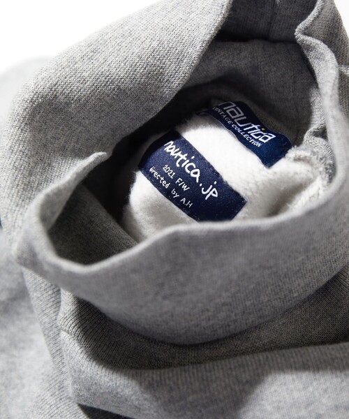 「NAUTICA」 スウェットカットソー MEDIUM グレー メンズ_画像5