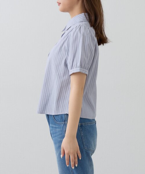 ブラウス シャツ パフシャツ×タンクSET レディースの画像