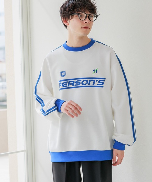 「PERSON'S」 スウェットカットソー LARGE ホワイト メンズ_画像2