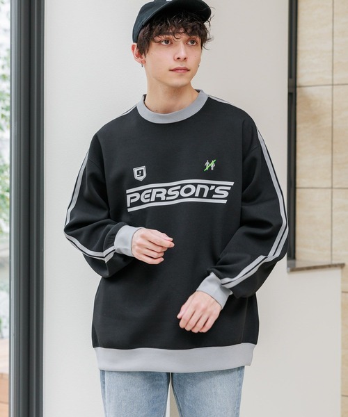 「PERSON'S」 スウェットカットソー LARGE ホワイト メンズ_画像5