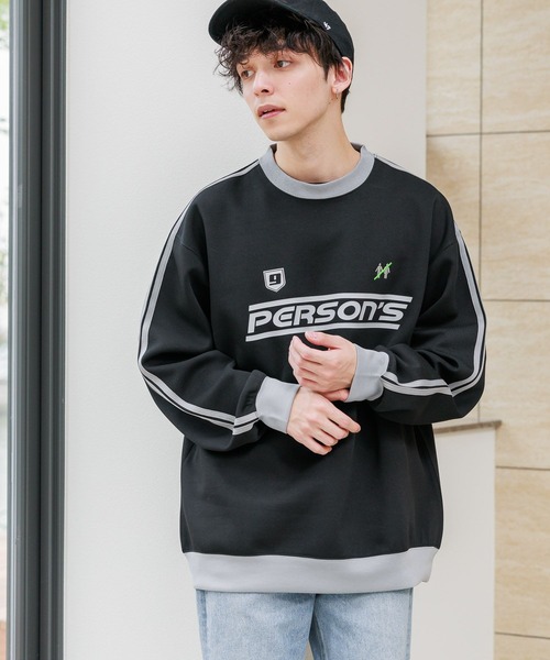 「PERSON'S」 スウェットカットソー LARGE ホワイト メンズ_画像6