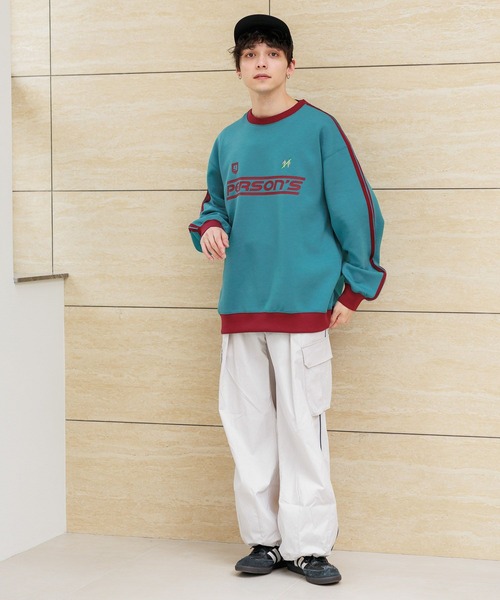「PERSON'S」 スウェットカットソー LARGE ホワイト メンズ_画像8