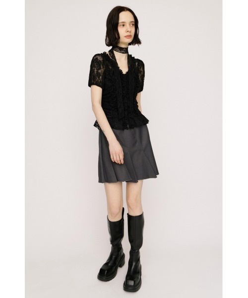 スカート SLANT PLEATS S/SK スラントプリーツショートスカート 夏服 | SLY | 08