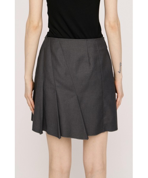 スカート SLANT PLEATS S/SK スラントプリーツショートスカート 夏服 | SLY | 14
