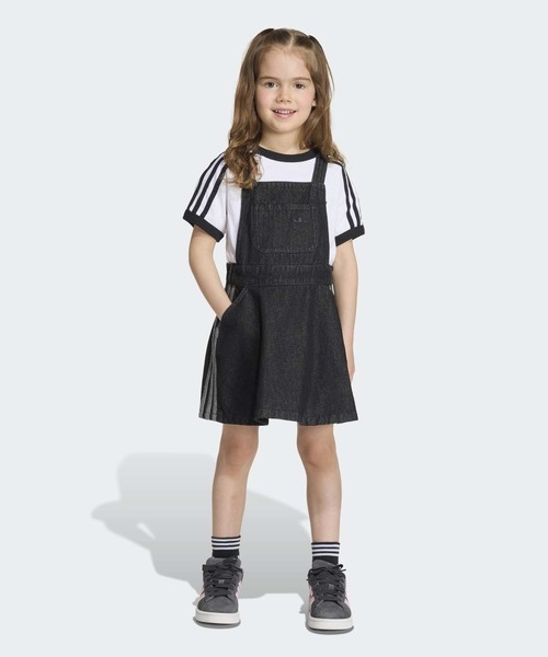 adidas（アディダス） ワンピース デニム ダンガリー ドレス
