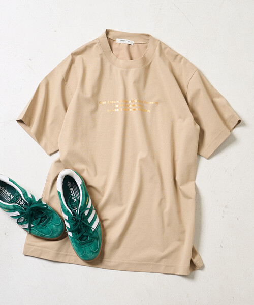 FREAK'S STORE（フリークスストア） tシャツ 半袖 箔プリント ロゴT