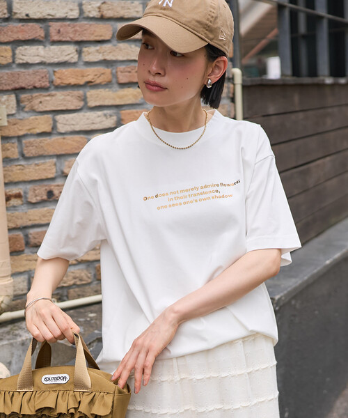 FREAK'S STORE（フリークスストア） tシャツ 半袖 箔プリント ロゴT