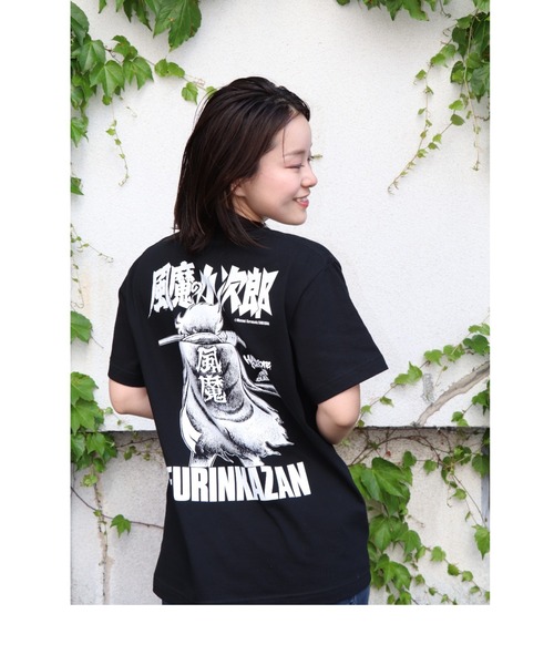 tシャツ 風魔の小次郎 風林火山(剛刀ブラック) メンズ レディース
