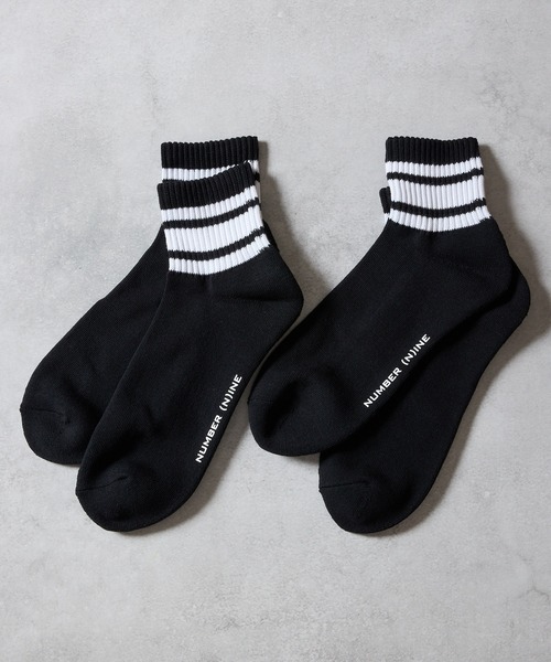 NUMBER (N)INE（ナンバーナイン） 靴下 100% FINE COTTON 2-PACK PLAIN