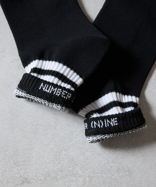 NUMBER (N)INE（ナンバーナイン） 靴下 100% FINE COTTON 2-PACK PLAIN
